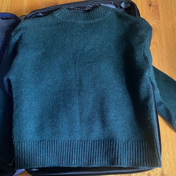 Rag & Bone Danica V Neck Green Sweater - Picture 5 of 5